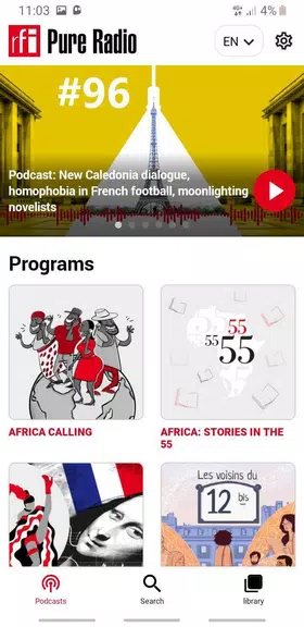 RFI Pure Radio - Podcasts Скриншот 0