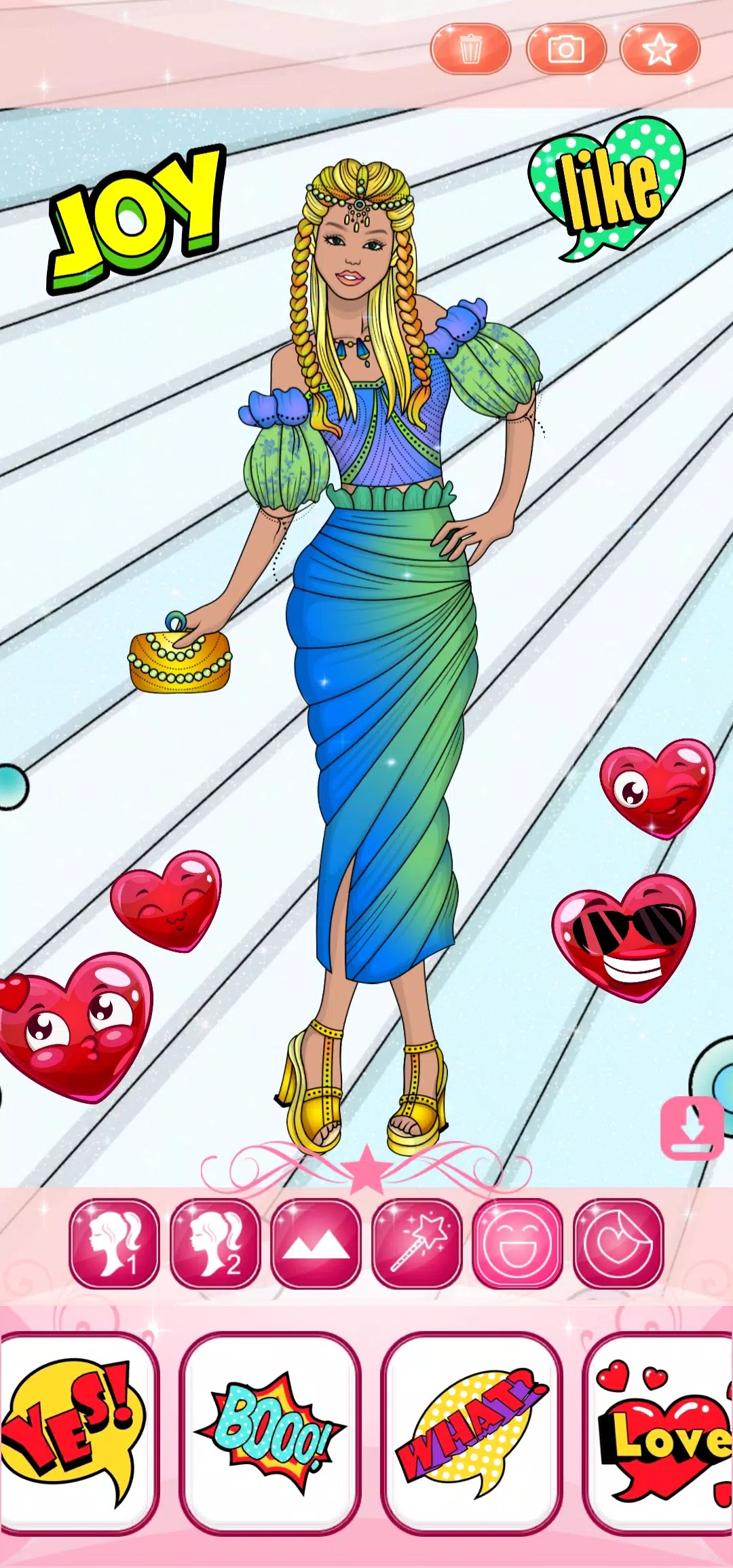 Dress Up Games & Coloring Book Screenshot 2