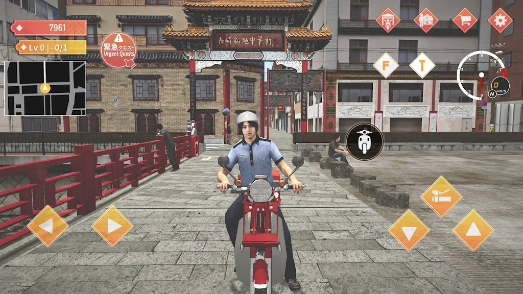 Schermata Japan Postman Moto Simulator 0