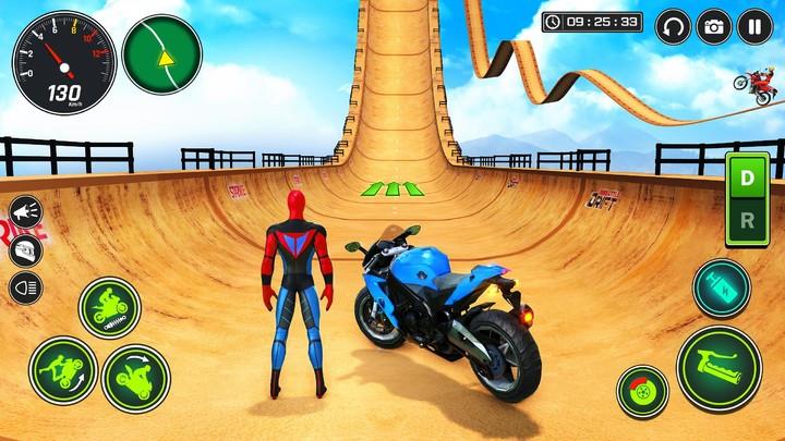 Superhero Bike Stunt Games GT स्क्रीनशॉट 2