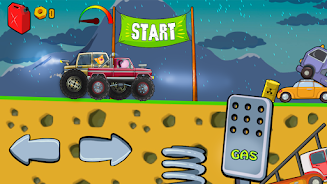 Kids Monster Truck Racing Game ภาพหน้าจอ 0