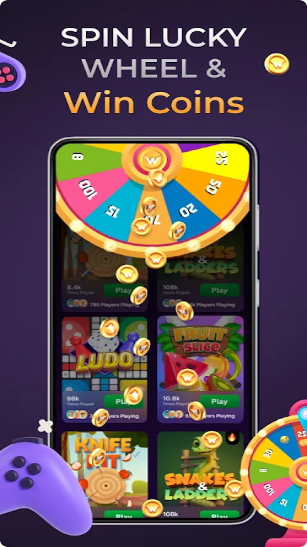 WinFree: Play & Earn WinCoins ဖန်သားပြင်ဓာတ်ပုံ 0