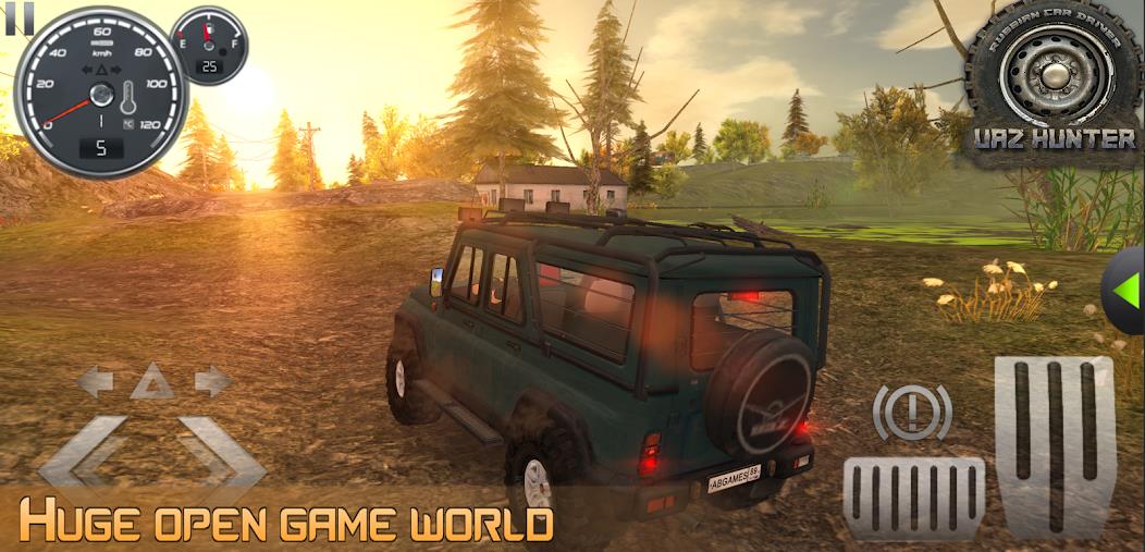 Russian Car Driver UAZ HUNTER Mod Tangkapan skrin 0