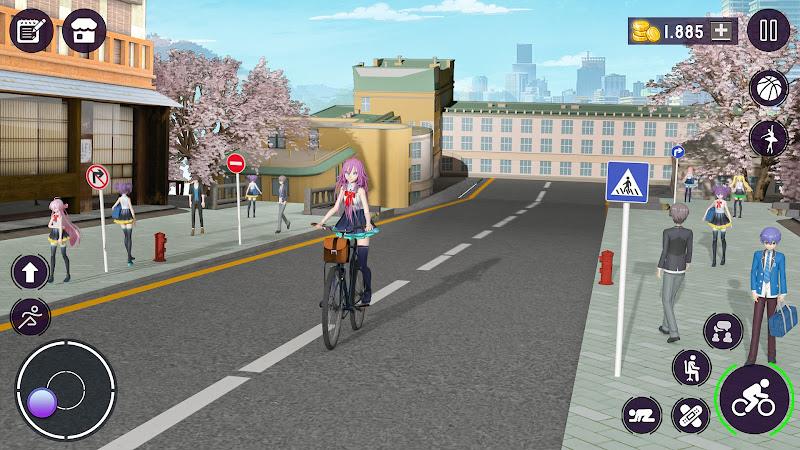 Sakura High School Girls Games Schermafbeelding 1