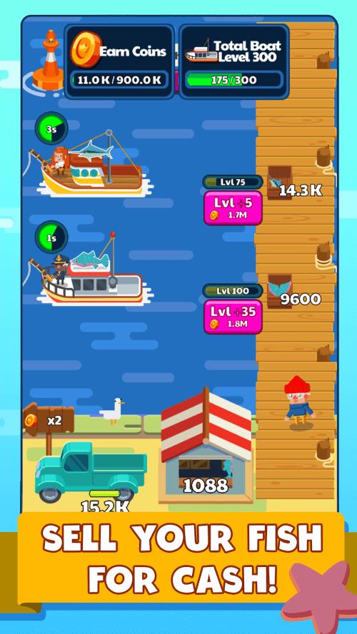 Idle Fishing Story スクリーンショット 0