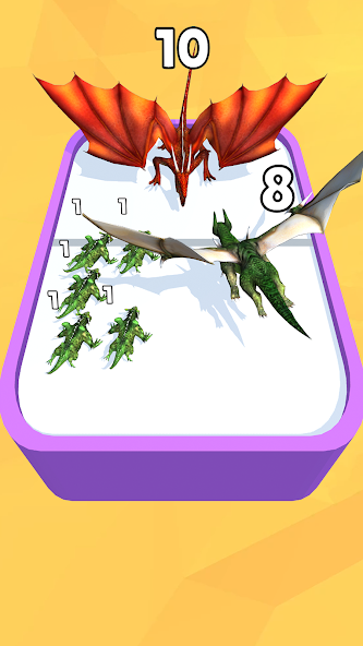 Merge Master: Dinosaur Monster Mod スクリーンショット 1