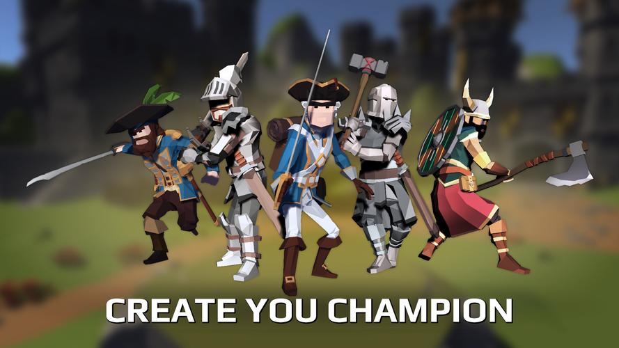 Slash Polygon: Medieval PVP Capture d'écran 0