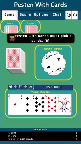 Pesten With Cards 螢幕截圖 2