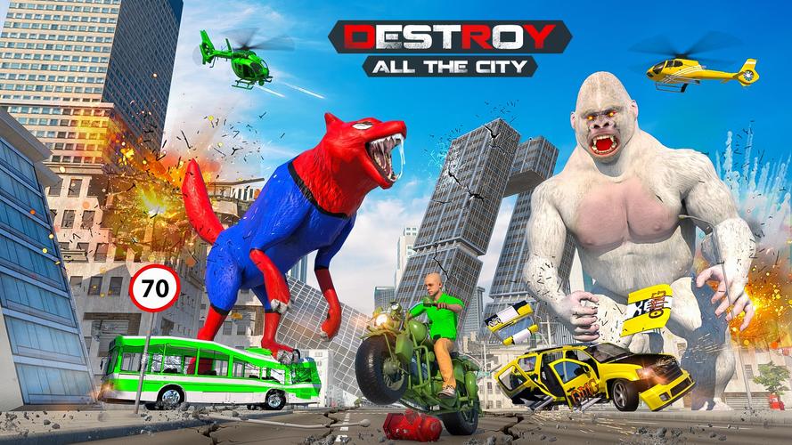 Giant Gorilla Bigfoot Monster স্ক্রিনশট 1