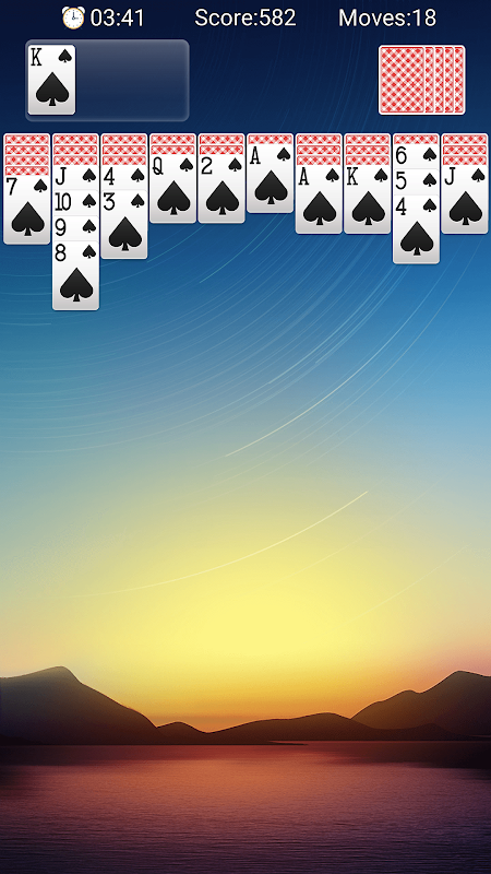 Spider Solitaire Classic Game ภาพหน้าจอ 1