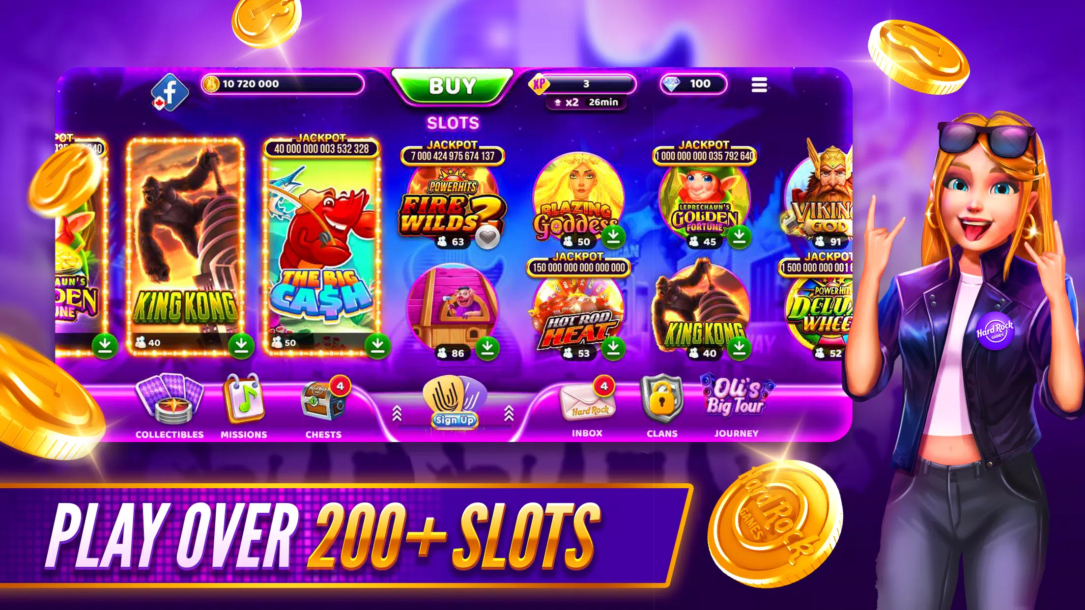 Hard Rock Jackpot Planet ภาพหน้าจอ 0