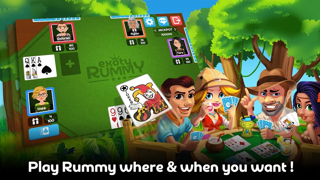 Multiplayer Rummy Game Schermafbeelding 0