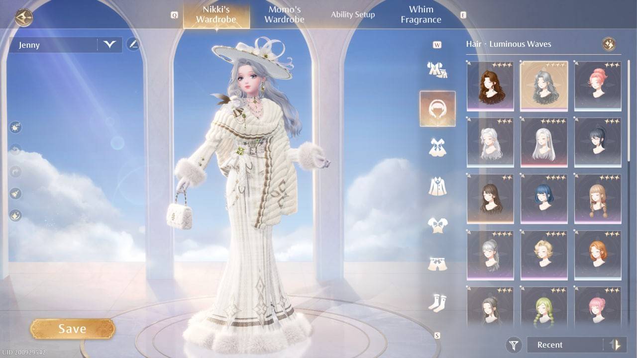 Ang pagbabago ng kulay ng balat sa Infinity Nikki