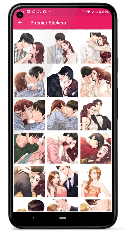 Kiss Me Love Stickers: Kiss Me Wallpaper应用截图第2张