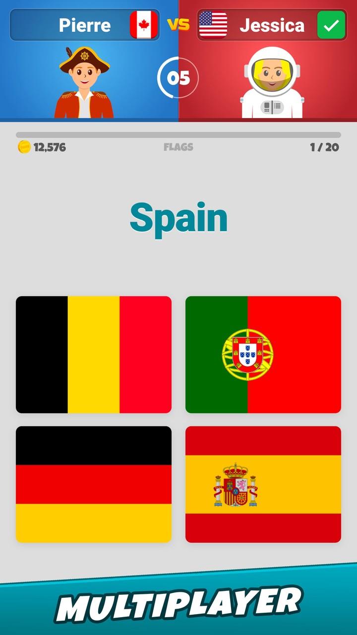 Flags of the World 2: Quiz Screenshot 2