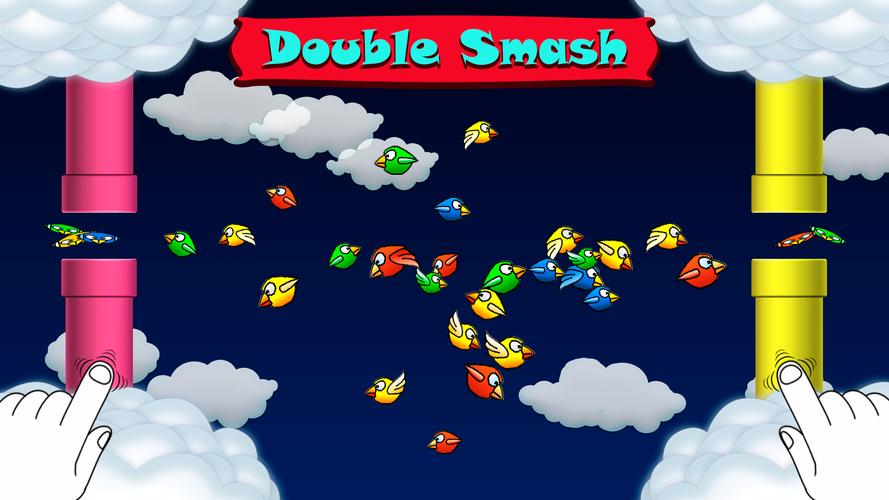Fun Birds Game - Two players 스크린샷 1