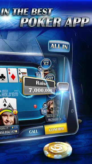 Live Hold’em Pro Poker Schermafbeelding 1