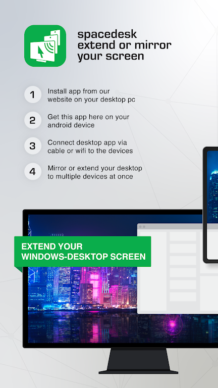 spacedesk - USB Display for PC Capture d'écran 2