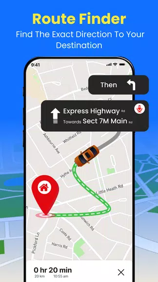 GPS Earth Maps Live Navigation Tangkapan skrin 0
