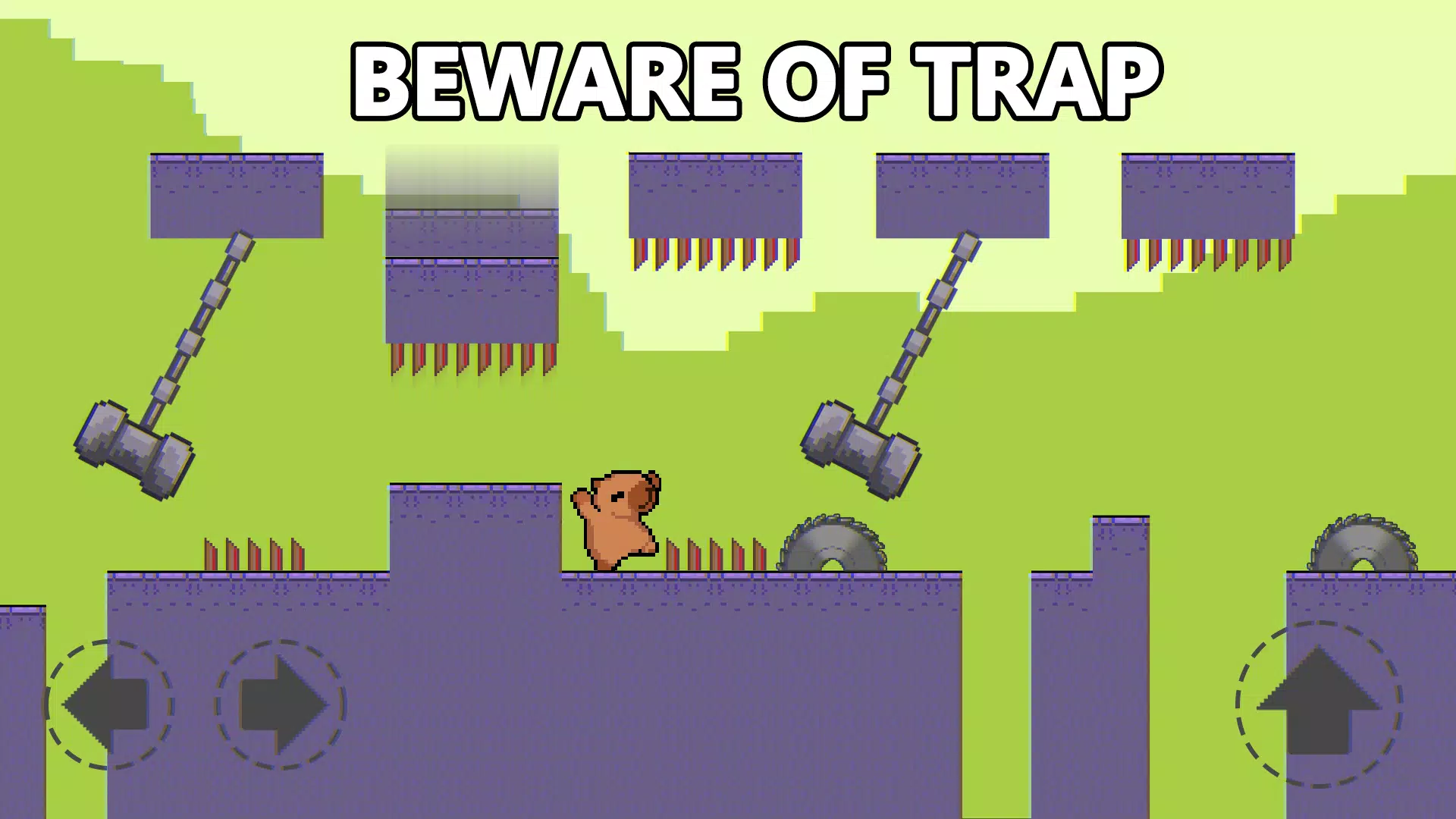 Capy to the Moon: Troll Level Capture d'écran 3