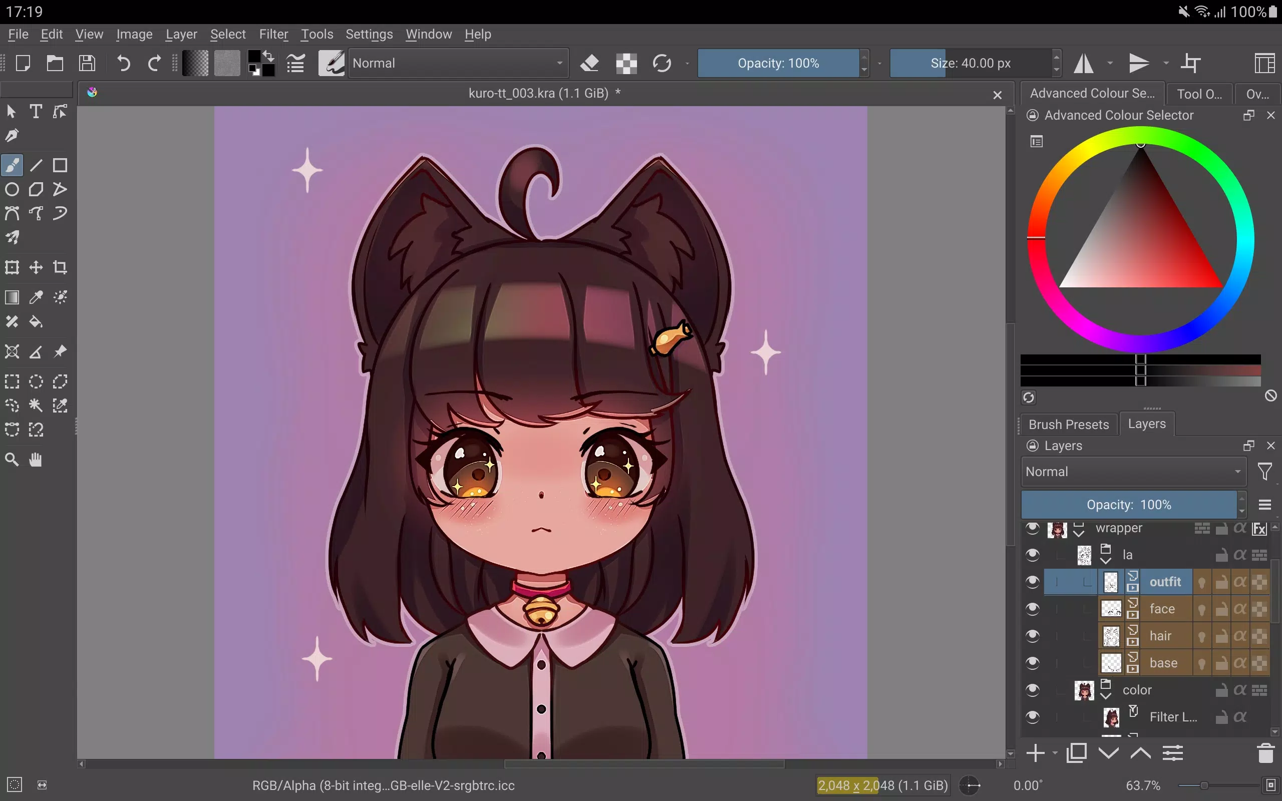 Krita स्क्रीनशॉट 3