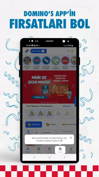 Domino's Pizza Türkiye 스크린샷 0