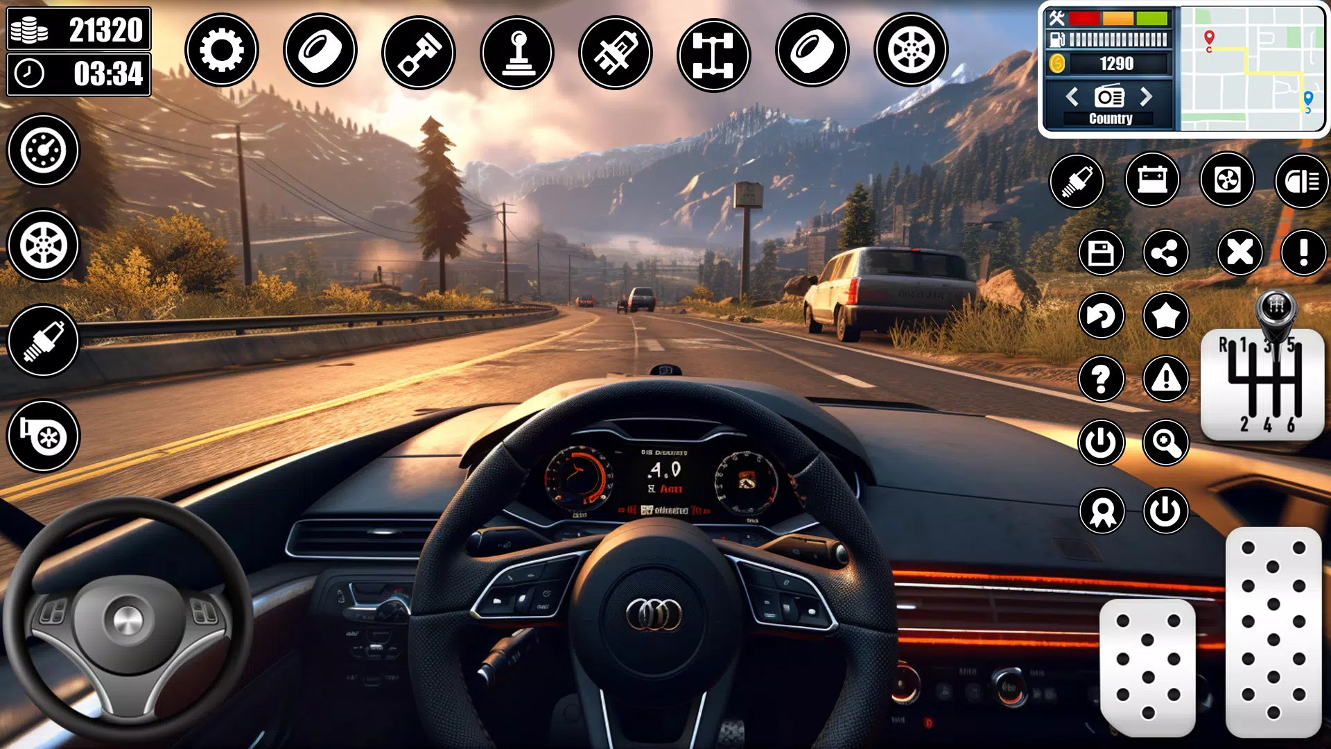 Real Car Driving School Games Скриншот 2