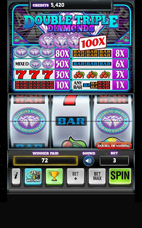 Schermata Diamond Deluxe Casino - Free Slot Machines 2