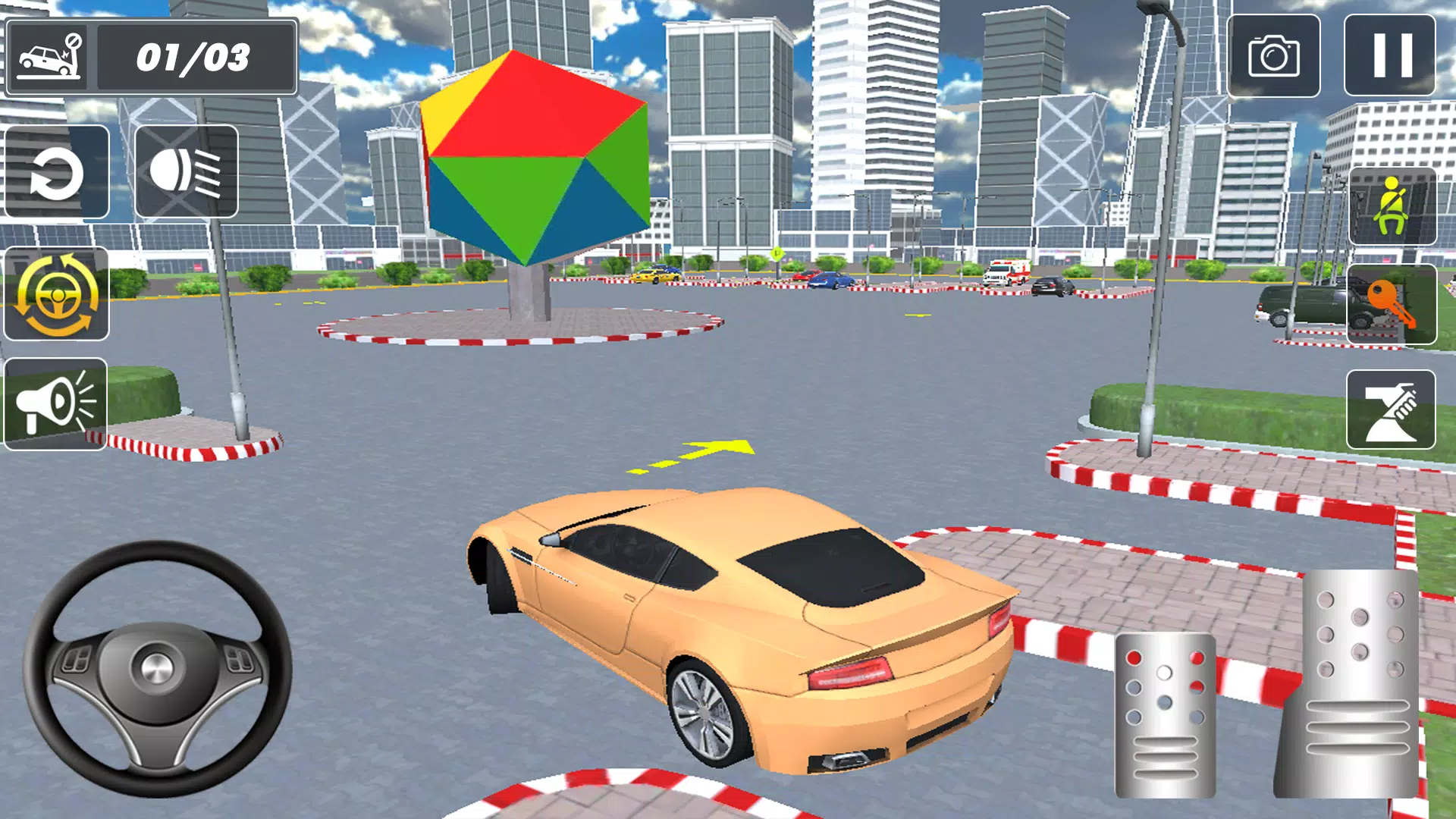 Car Parking 3D Simulation Game Captura de tela 1