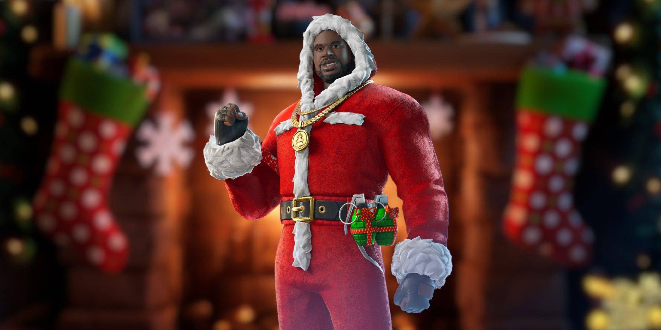 Fortnite: Cómo obtener la piel de Santa Shaq