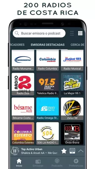 Radios de Costa Rica Online Ekran Görüntüsü 0