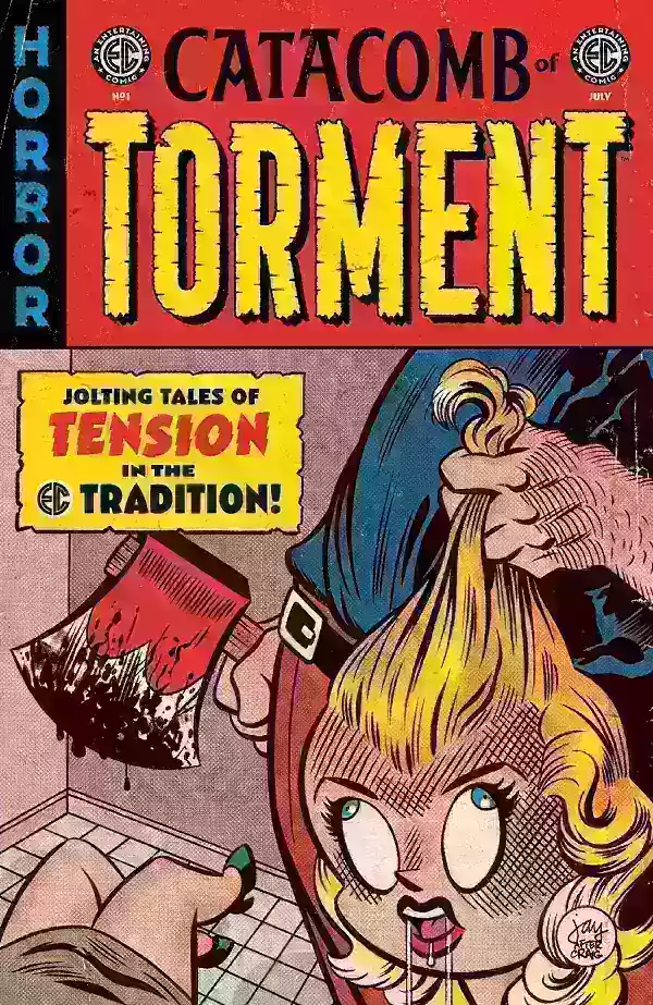 Horreur : une couverture de comics primée dans les catacombes