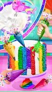 Rainbow Unicorn Cake 螢幕截圖 1