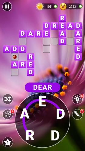 Word Cross Flower Garden Captura de pantalla 2