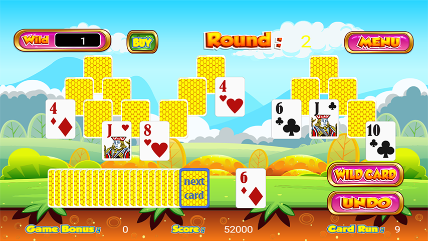Tri Towers Tri Peaks Solitaire 螢幕截圖 2
