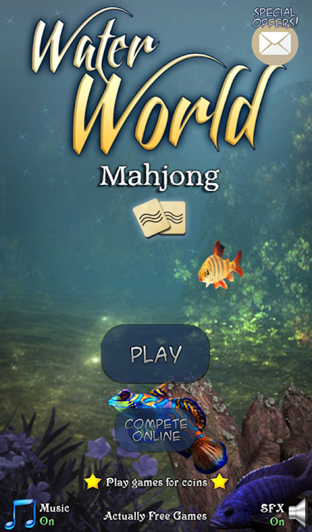 Hidden Mahjong: Underwater World Capture d'écran 0