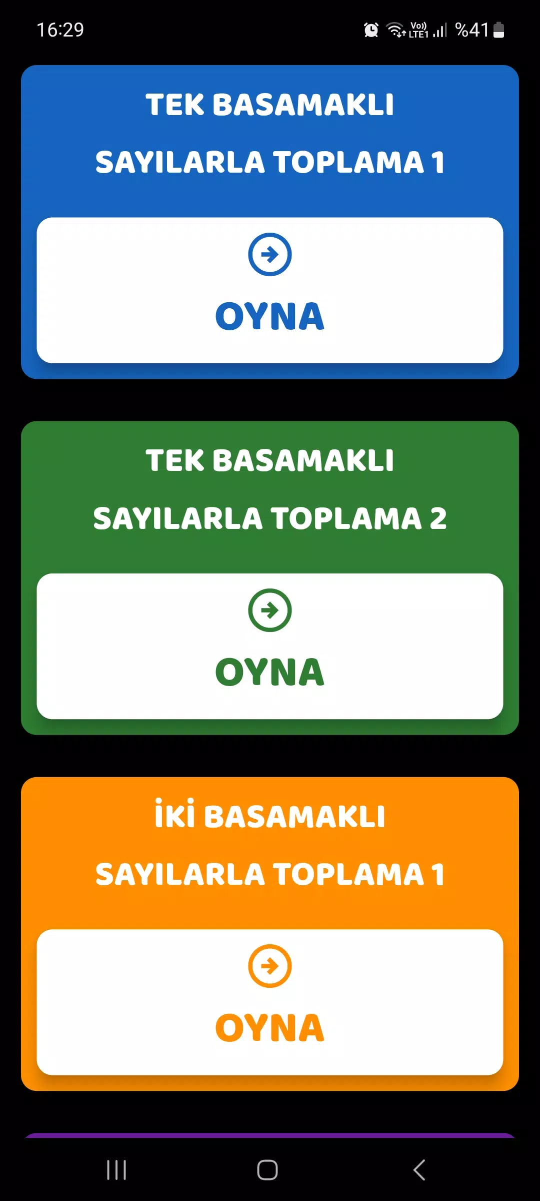 Schermata Duybeni Matematik Eğitimi 1