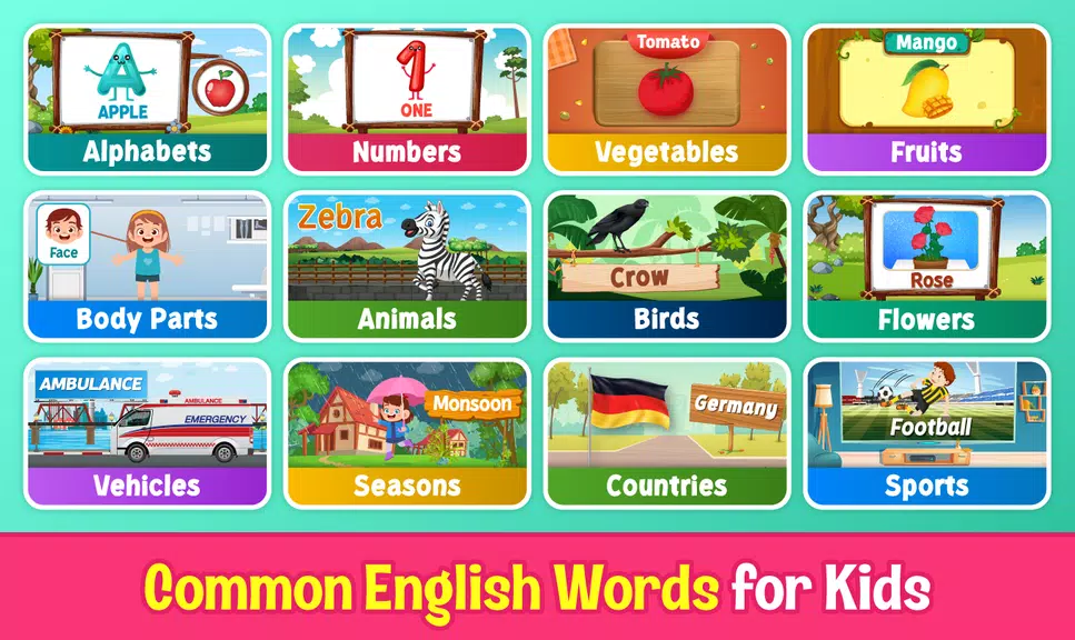 Kids English Learning Games 螢幕截圖 0