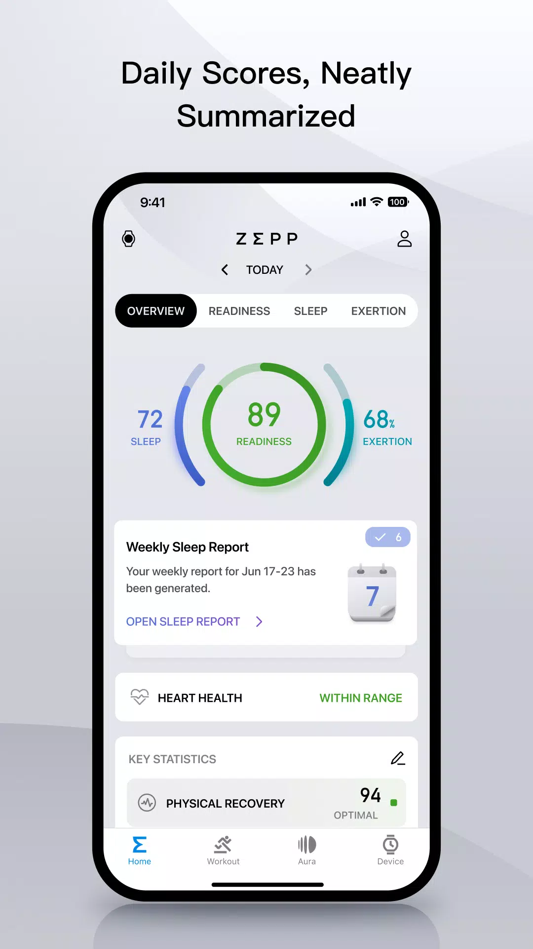 Zepp（formerly Amazfit） Tangkapan skrin 0