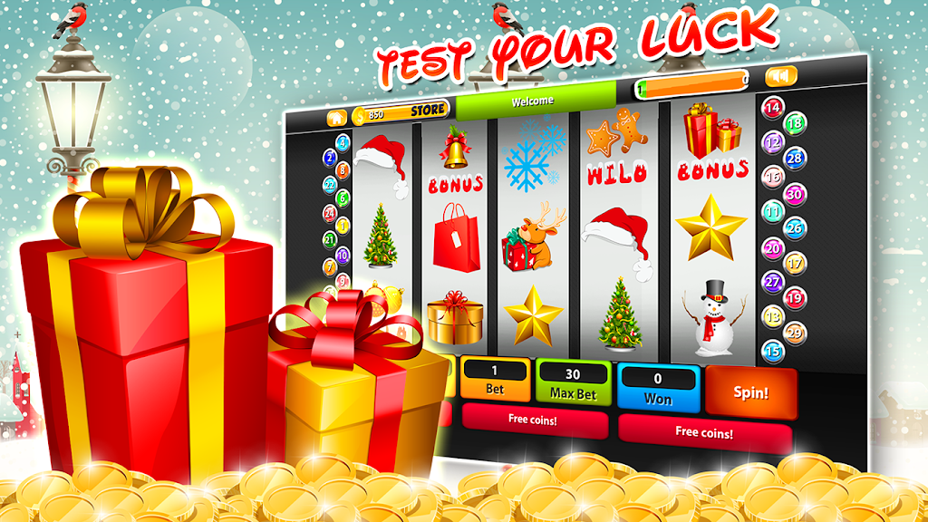 Christmas Slots Casino スクリーンショット 0