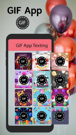 GIF App For Android Texting Скриншот 1