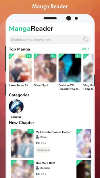 Manga Reader- Best Free Manga Online & Offline Ảnh chụp màn hình 3