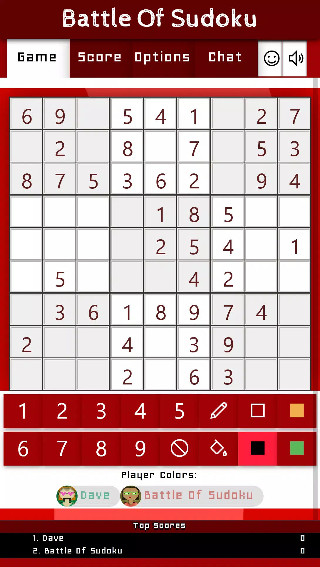 Battle Of Sudoku Zrzut ekranu 0