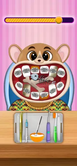 Hippo’s Doctor : Dentist Games Скриншот 0