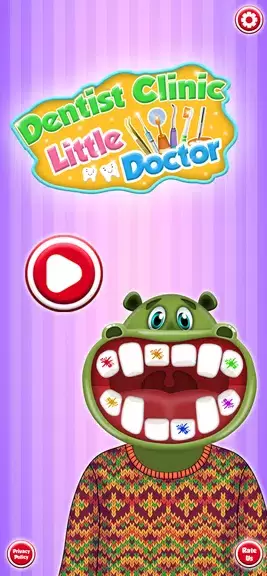 Hippo’s Doctor : Dentist Games Скриншот 2