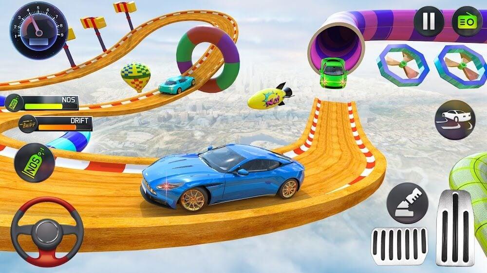 Mega Ramp Car Stunts Race ภาพหน้าจอ 2