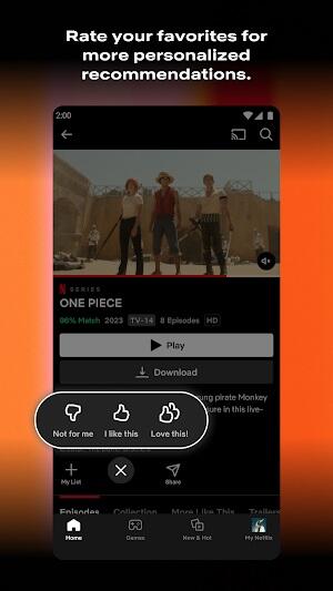 Netflix mod apk'de reklam yok