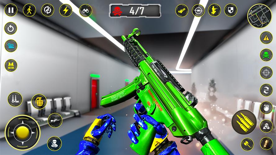 Robot Shooting Game Captura de tela 1