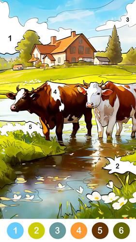 Farm Country Color By Number Capture d'écran 2