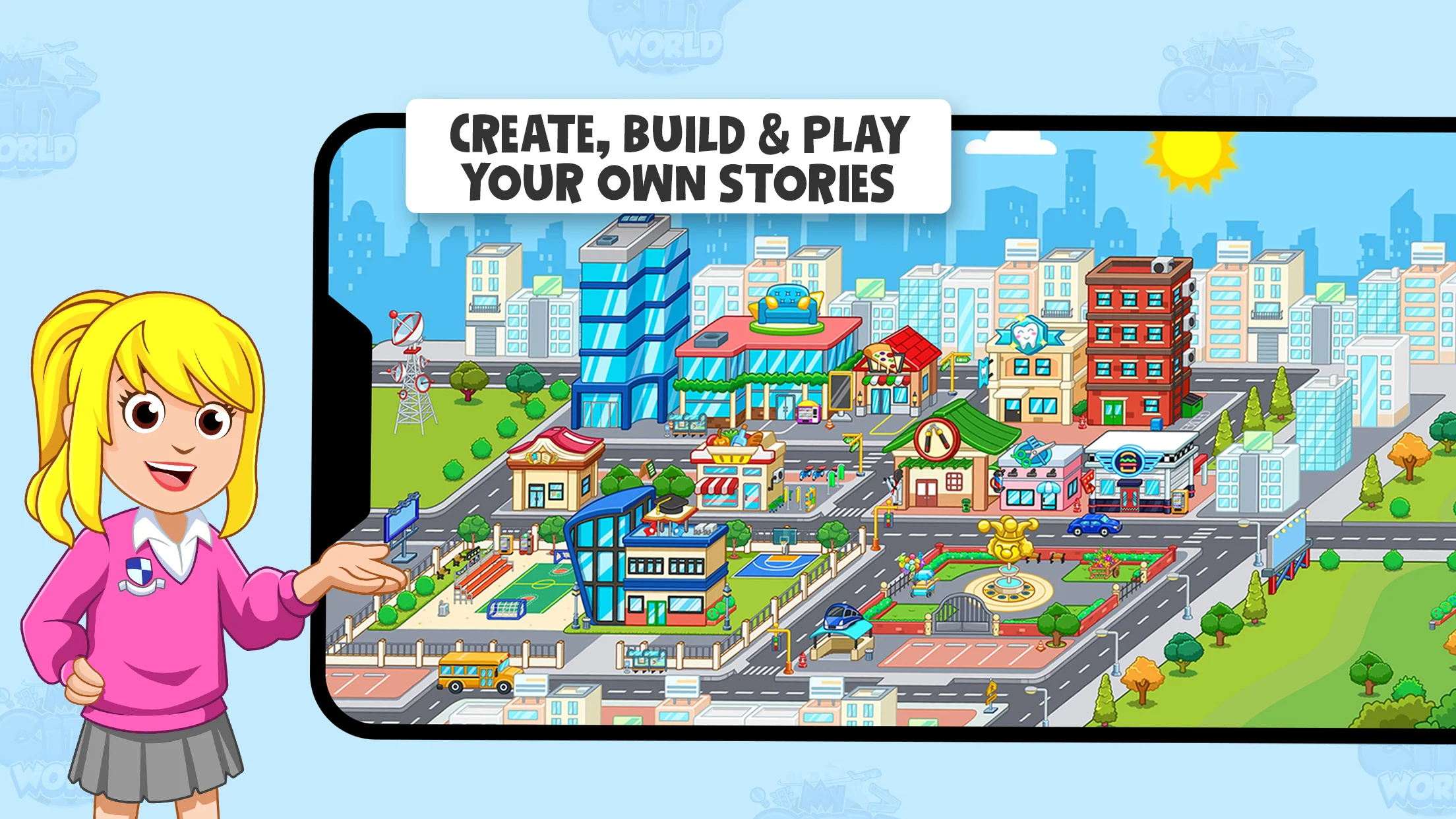 My Town World - Mega Doll City Zrzut ekranu 0